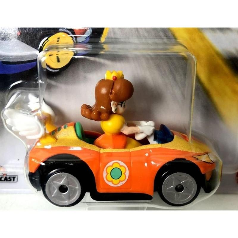 Hot Wheels 1/64 Mario Kart -Princesa Daisy Grn 14 - Mattel